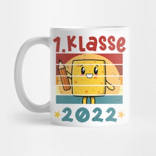 1. Klasse 2022 Kawaii Anime Schulbeginn T shirt Mug